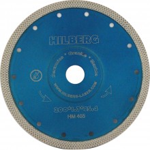 Диск алмазный 200 турбо ультра тонкий Hilberg Х тип НМ405