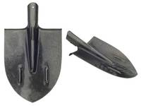 Лопата штыковая с ребром жесткости из рельсовой стали